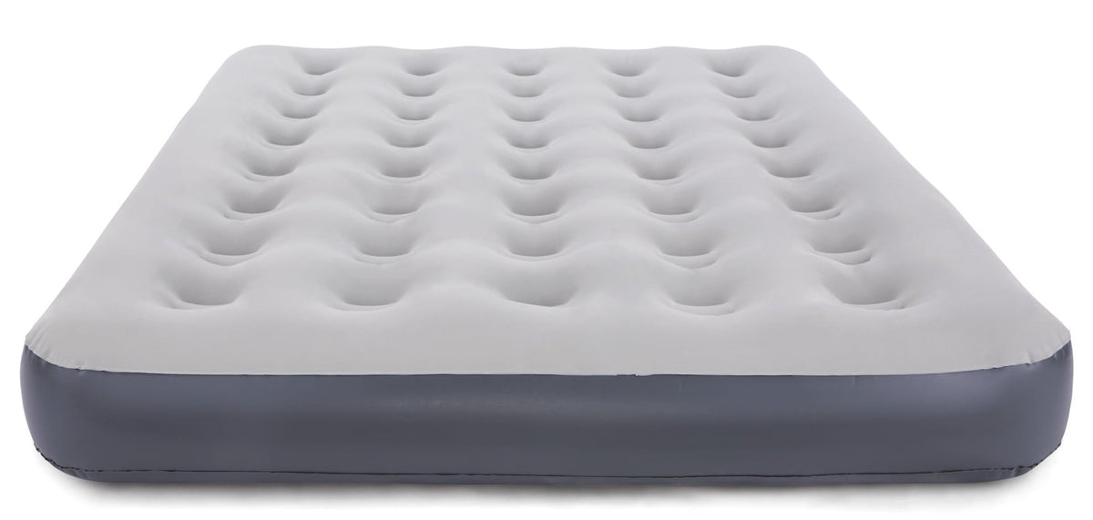 Single-High Inflatable Air Mattress/Airbed with 2-in-1 Pump For AC/DC Outlets, Queen