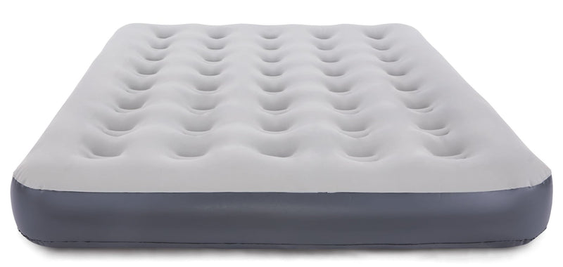 Single-High Inflatable Air Mattress/Airbed with 2-in-1 Pump For AC/DC Outlets, Queen U3785