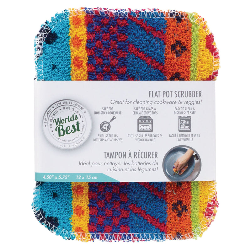 Flat Pot Scrubber, 1-pk H1051