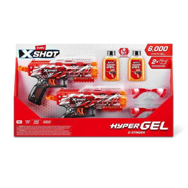 Hyper Gel Stinger Blaster with 6000 Hyper Gel Rounds, 2-Pack A5085