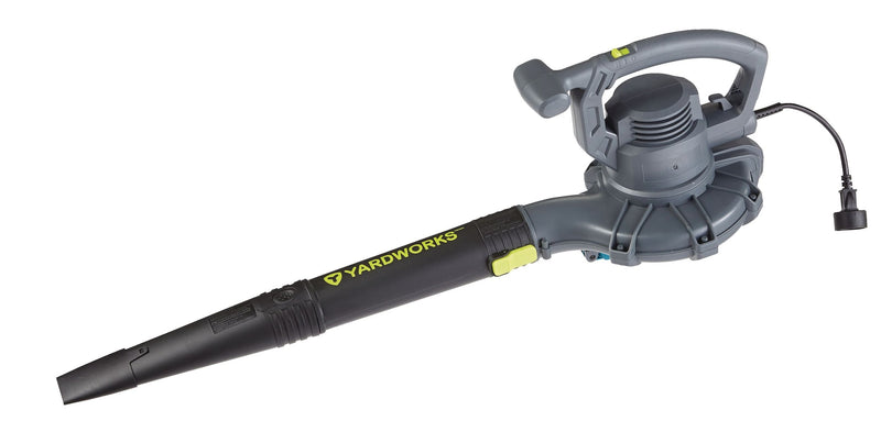 12 Amp 400CFM Electric Leaf Blower/Vacuum, Black Y5226