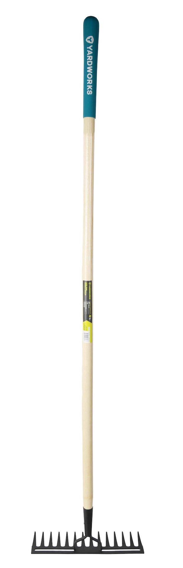 14-in Wide Metal 14-Tine Head Rake, 48-in Hardwood Shaft U6085
