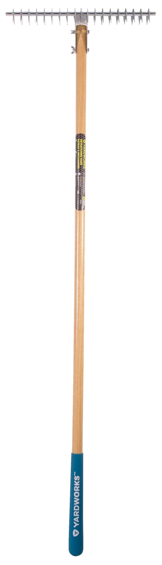 15-in Wide Metal 19-Tine Thatch Rake, 54-in Ash Wood Shaft R5734