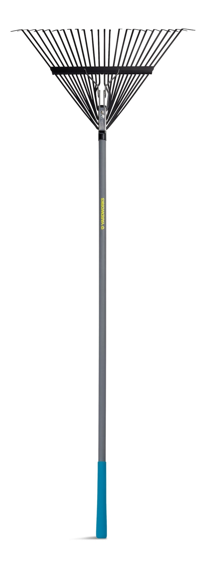 24-Tine Metal Leaf Rake with Fibreglass Shaft, 24-in V5327