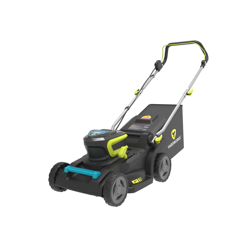 48V 2-in-1 Brushless Push Lawn Mower, 17-in with 4Ah Battery & Charger R8463