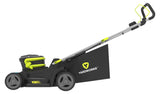 48V 2-in-1 Brushless Push Lawn Mower, 17-in with 4Ah Battery & Charger