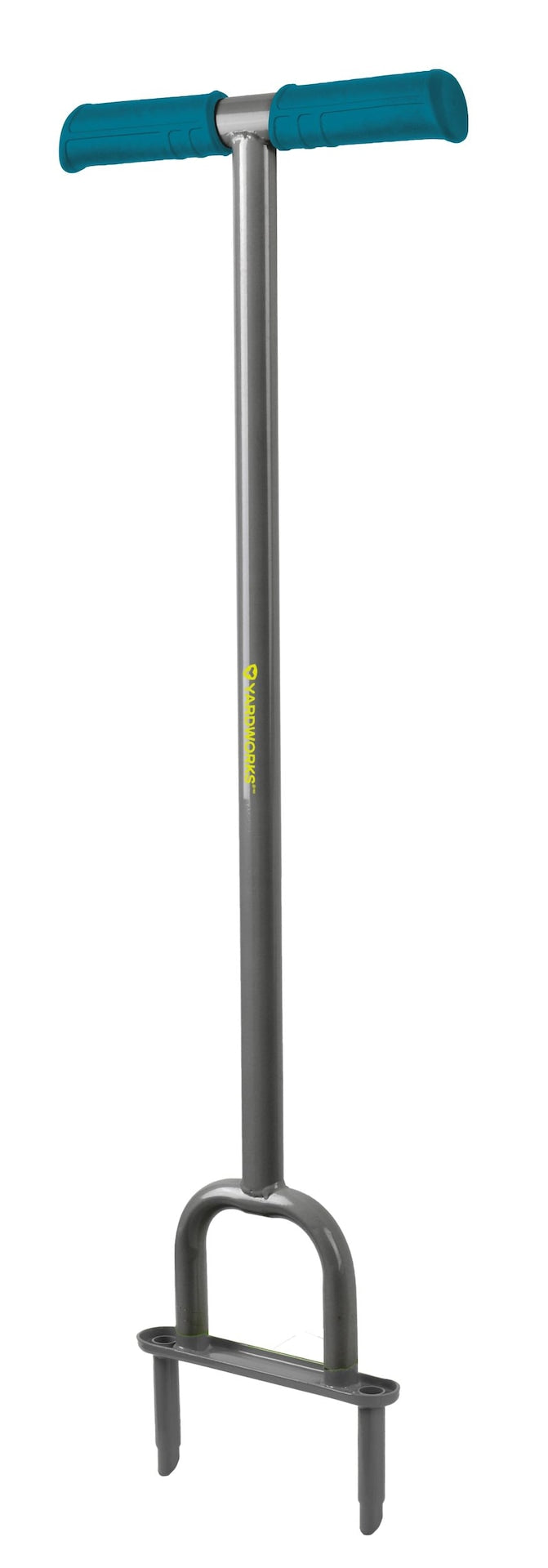 Heavy-Duty 2-Prong Steel Garden Lawn Coring Aerator C5211