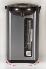 Electric Hot Water Boiler, Warmer & Dispenser, Black/Stainless Steel, 4-L