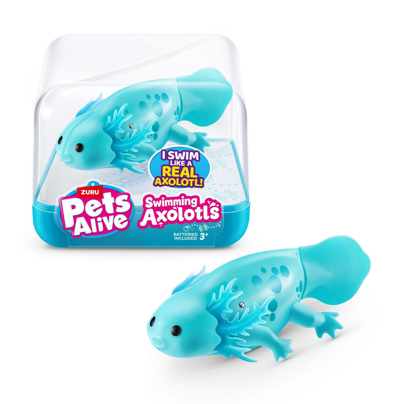 Pets Alive Realsitic Swimming Axolotl for Ages 3+ Z9529